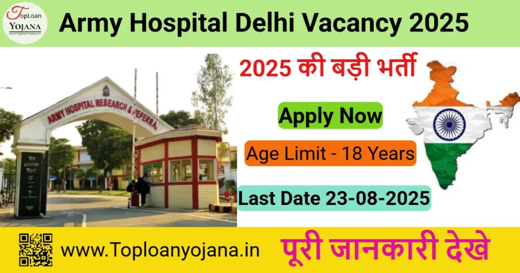 Army Hospital Delhi Vacancy 2025
