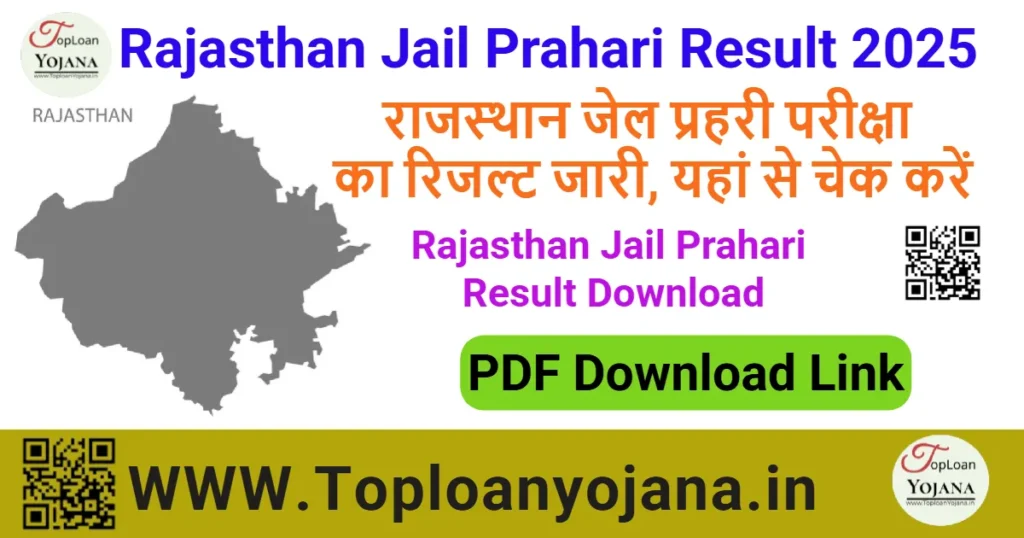 Rajasthan Jail Prahari Result 2025