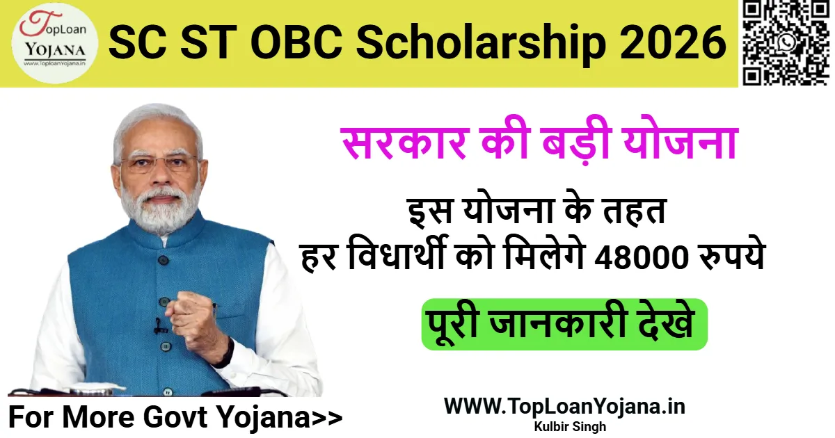 SC ST OBC Scholarship 2026