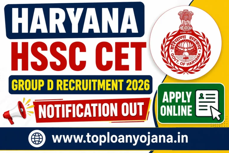 Haryana HSSC CET Group D Recruitment 2026